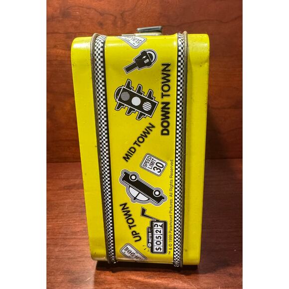 Vintage Rare 1999 Taxi TV Sitcom Metal Lunch Box The Tin Box Company Paramount - Picture 2 of 9